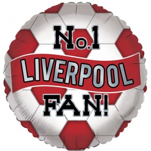 No 1 Liverpool Fan Football Balloon